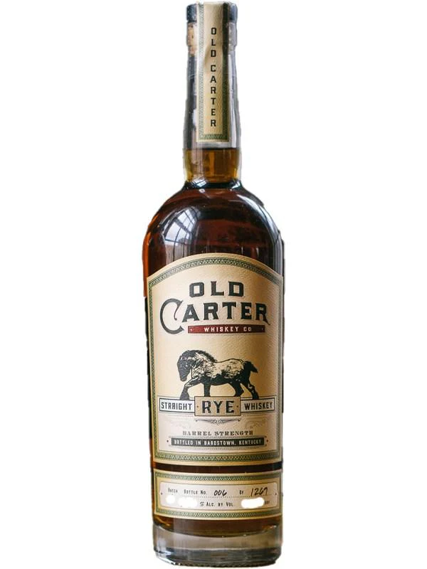 Old Carter Straight Rye Whiskey Batch 8
