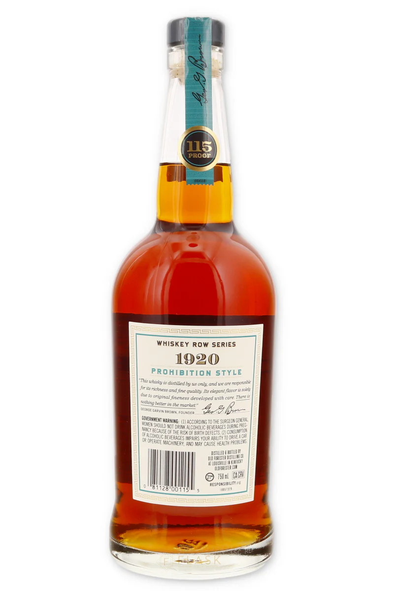 Old Forester 1920 Prohibition Style Bourbon - Image 2