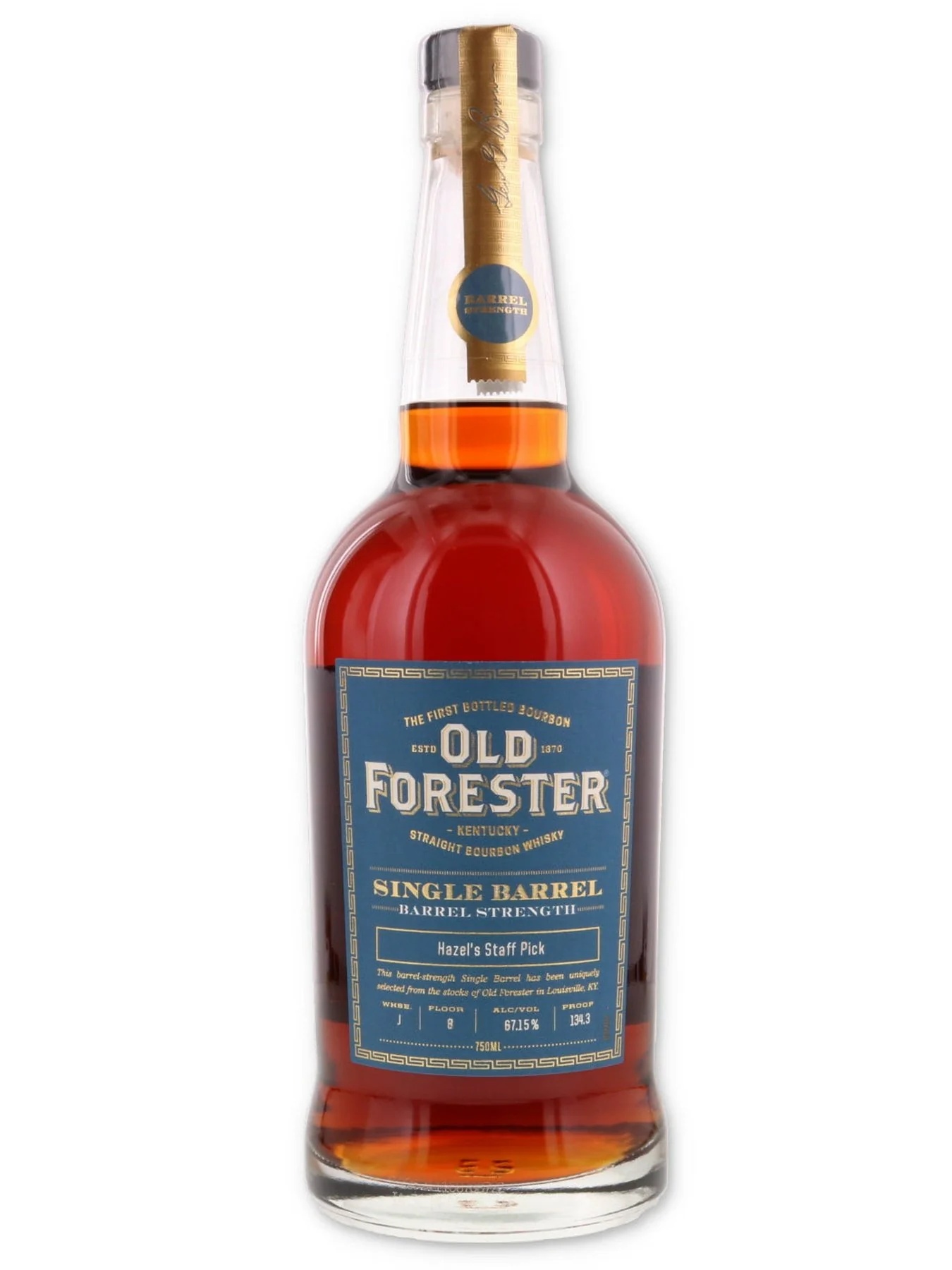 Old Forester Barrel Proof Single Barrel Bourbon (Random Proof)