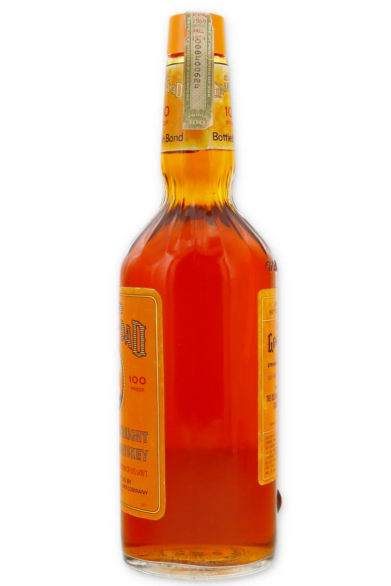 Old Grand Dad Bourbon 1969 100 Proof Bottled in Bond 4/5 Quart - Image 2