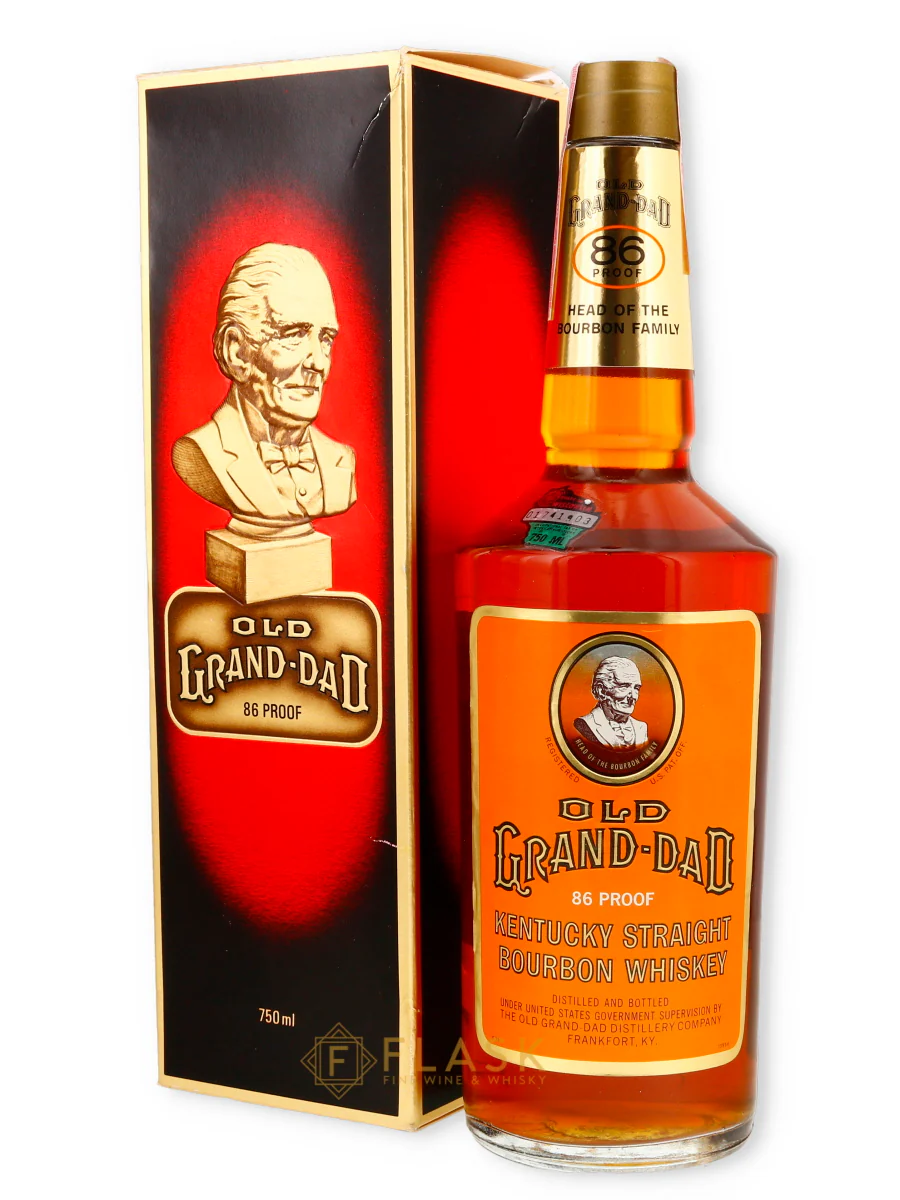 Old Grand-Dad Kentucky Straight Bourbon 1970s [Gift Box]