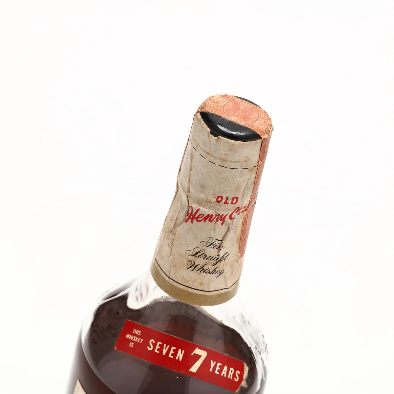 Old Henry Clay Fine Straight Whiskey 7 Year Old 1956 - Image 2