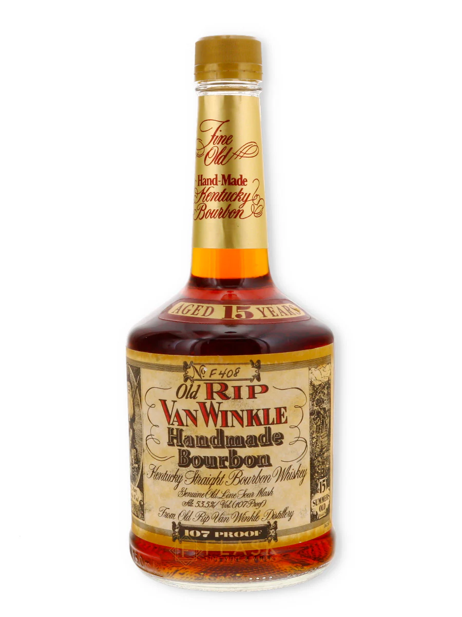 Old Rip Van Winkle 15 Year Old Bourbon Frankfort Pappy Squat Bottle