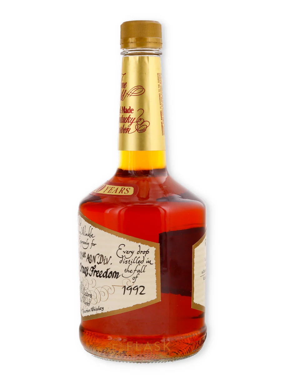 Old Rip Van Winkle 10 Year Old Bourbon 1992 Operation Iraqi Freedom / Squat Bottle - Image 2