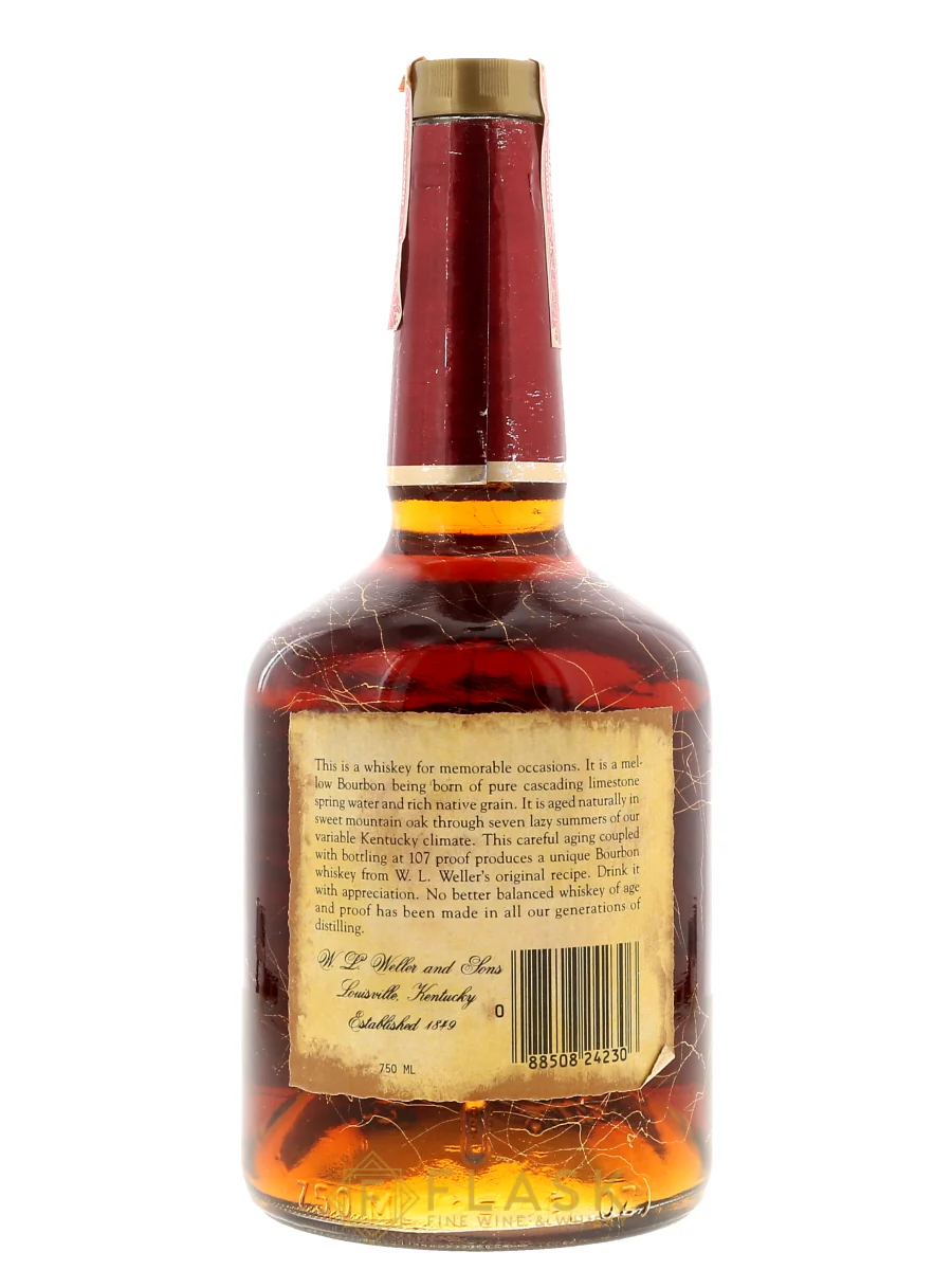 Old Weller 7 Year Original 107 Proof 1982 Gold Vein / Stitzel Weller - Image 3