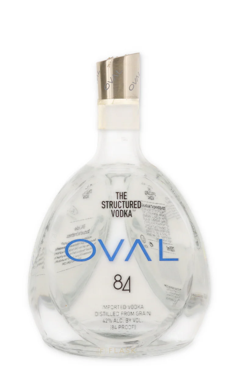 Oval Structured Vodka 750ml