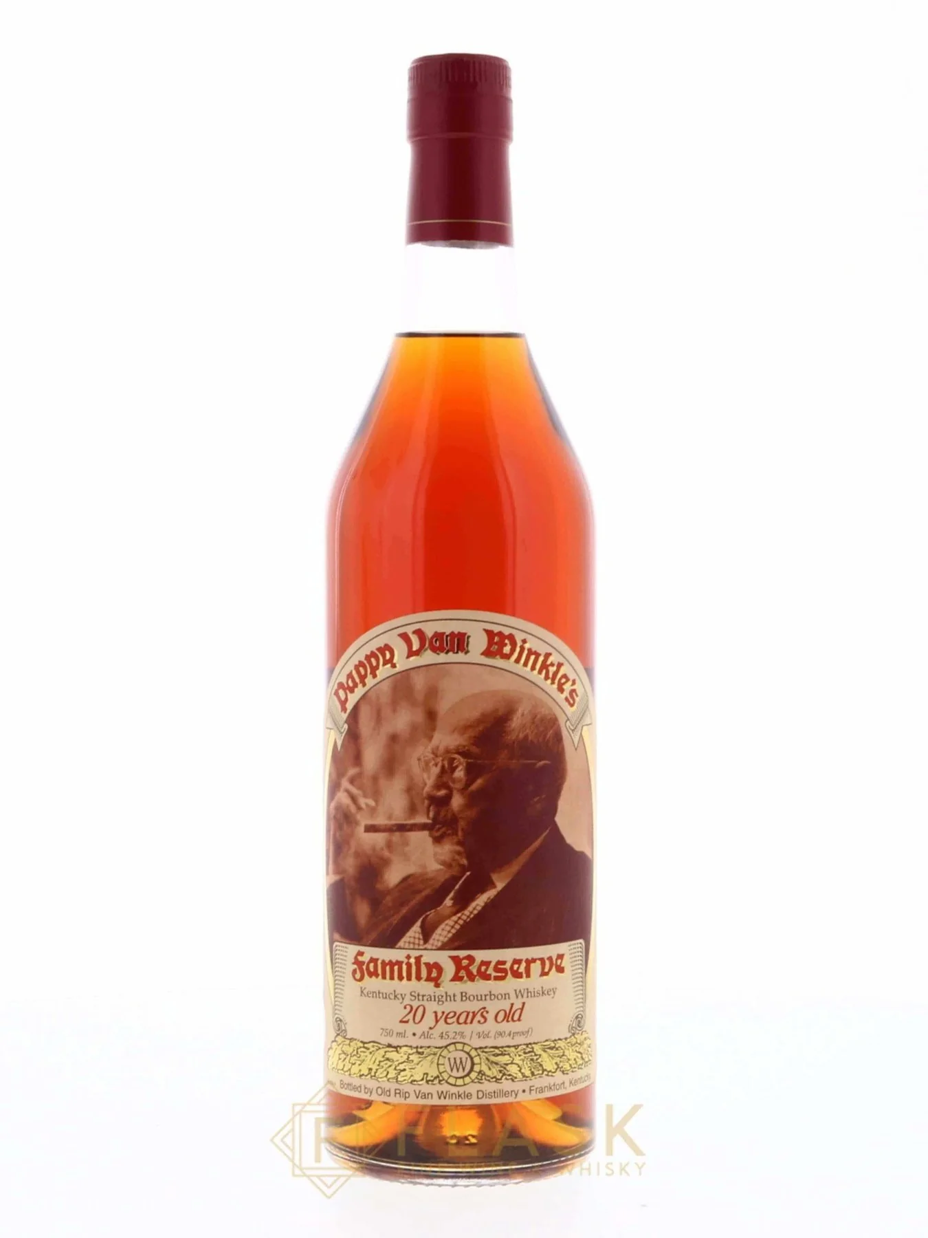 Pappy Van Winkle Pre-2006 20 Year Old Family Reserve Bourbon / Raised Letter Stitzel Weller