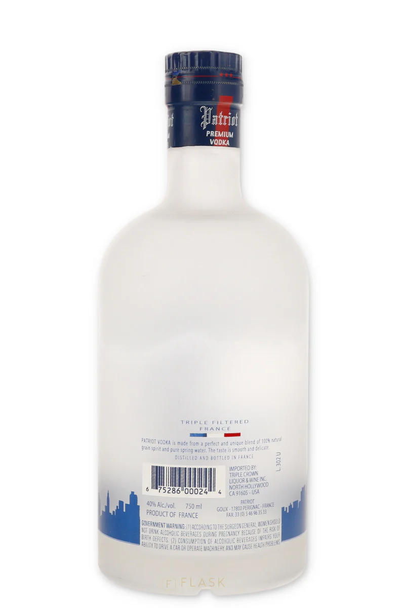 Patriot Vodka 750ml - Image 2