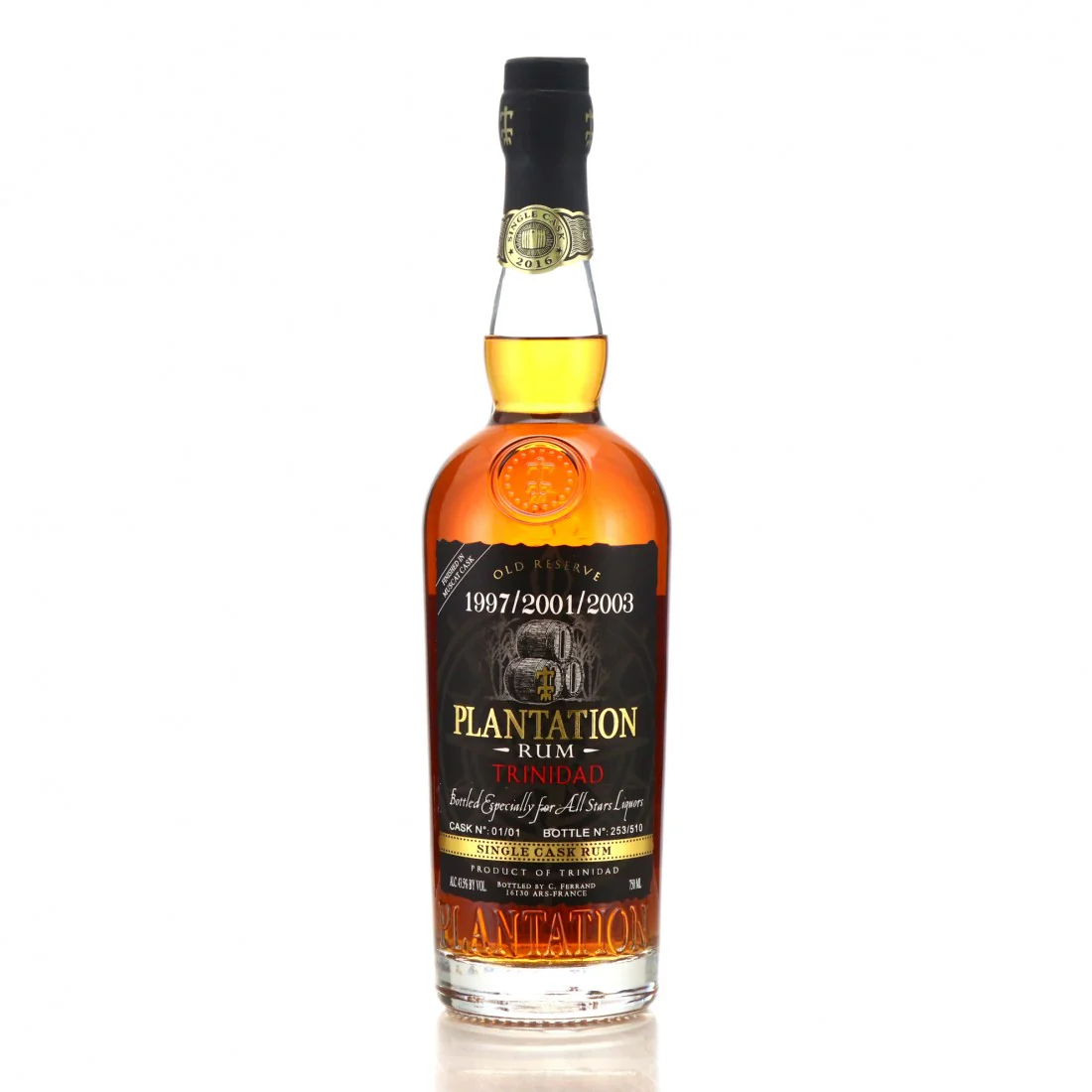 Plantation Single Muscat Cask Trinidad Rum 1997/2001/2003