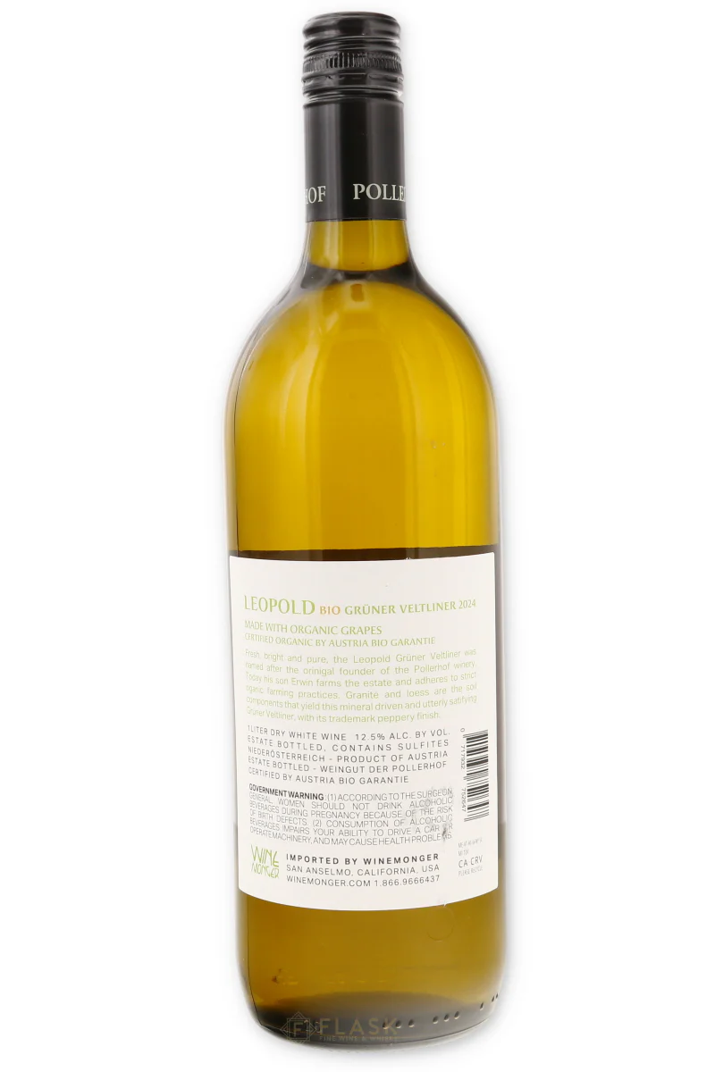 Pollerhof Leopold Gruner Veltliner 2024 1 Liter - Image 2