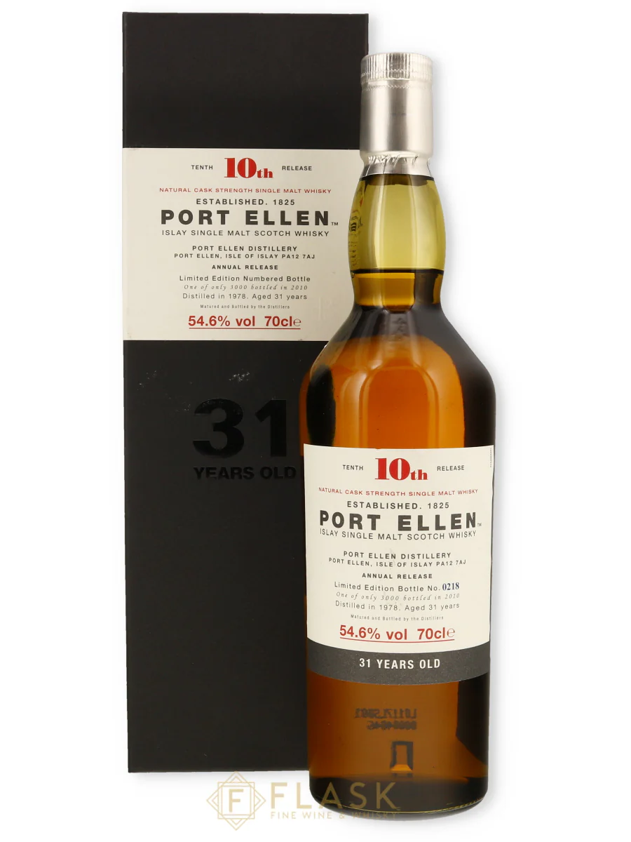 Port Ellen 10th Release 1978 31 Year Old Single Malt Scotch Whisky, Islay