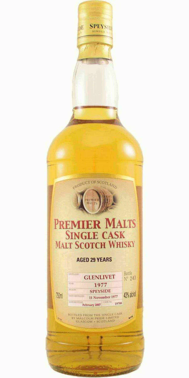 Premier Malts Glenlivet 1977 29 Year Old Single Malt