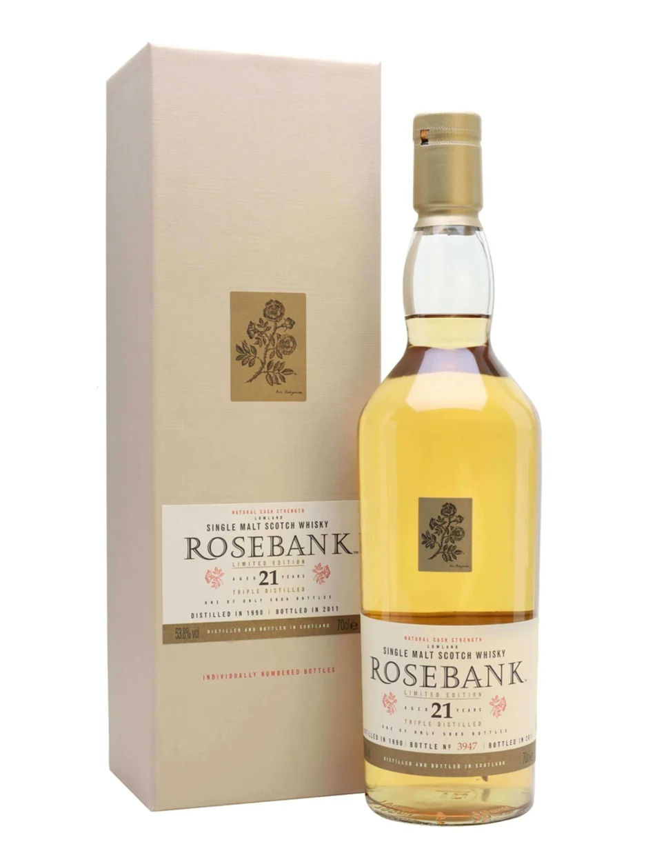 Rosebank 1990 Special Release 21 Year Old Single Malt 53.8%