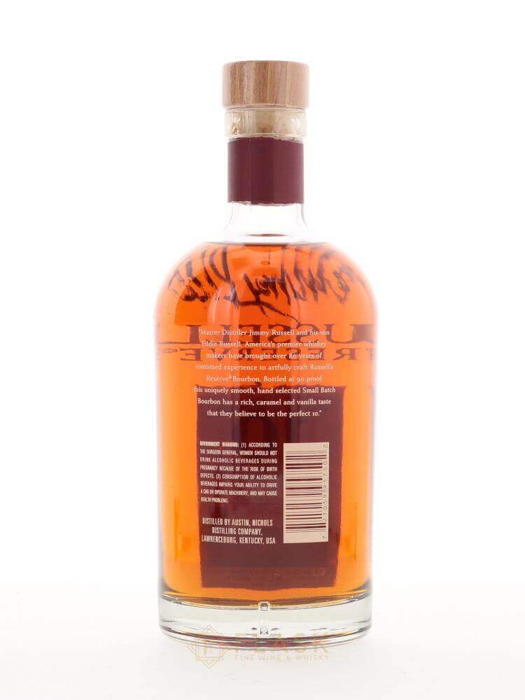Russells Reserve 10 Year Old Small Batch / Old Label / Jimmy Russell Autographed - Image 2