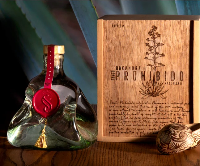 Santo Prohibito Silvestre Bacanora 95pf Wood Gift Box Set