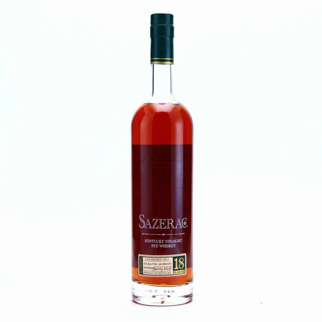 Sazerac 18 Year Old Rye Whiskey 2014