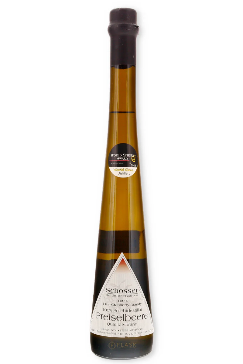 Schosser Preiselbeere Cranberry Brandy 375ml / Half-Bottle