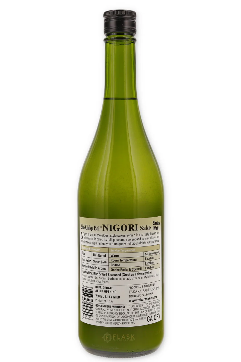 Sho Chiku Bai Nigori Sake 750ml - Image 2