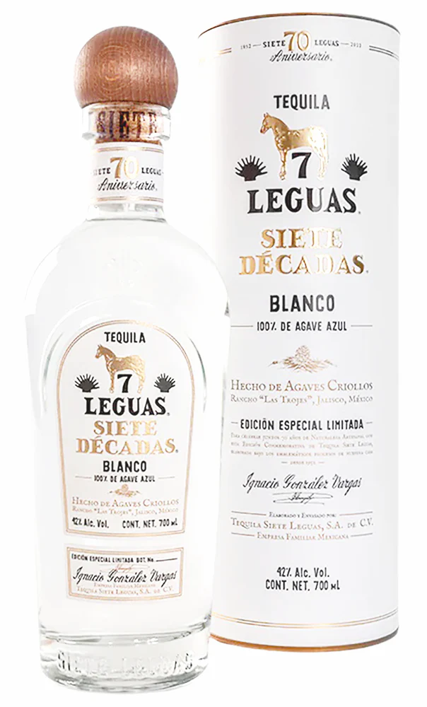 Siete Leguas Siete Decadas Blanco Tequila