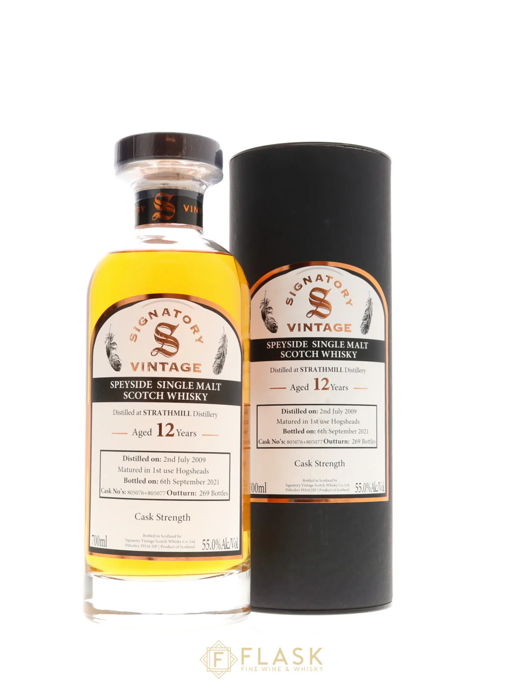 Strathmill 2009 12 Year Old Signatory Vintage Hogshead Cask Strength