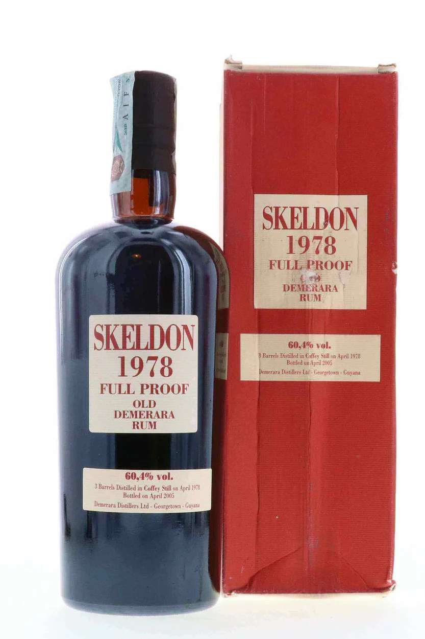 Skeldon Velier 1978 Full Proof 27 Year Old Demerara Rum