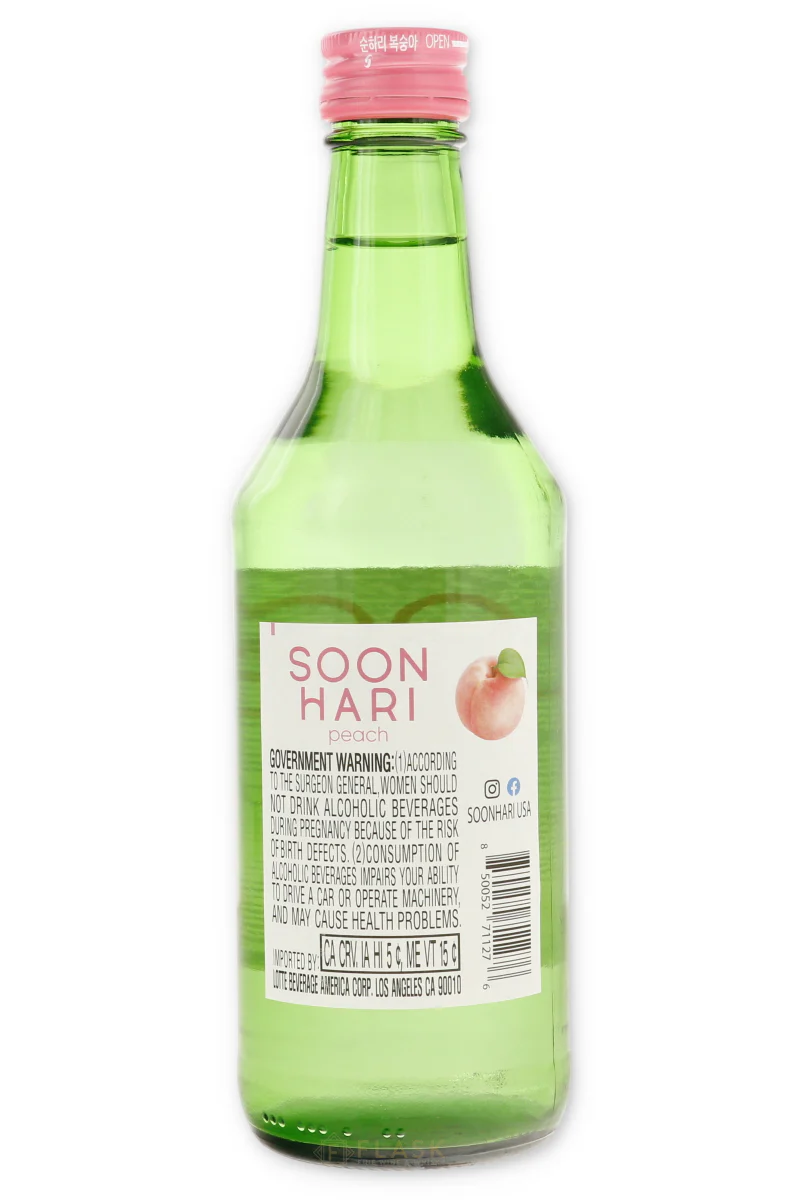Soon Hari Peach Soju 375ml - Image 2