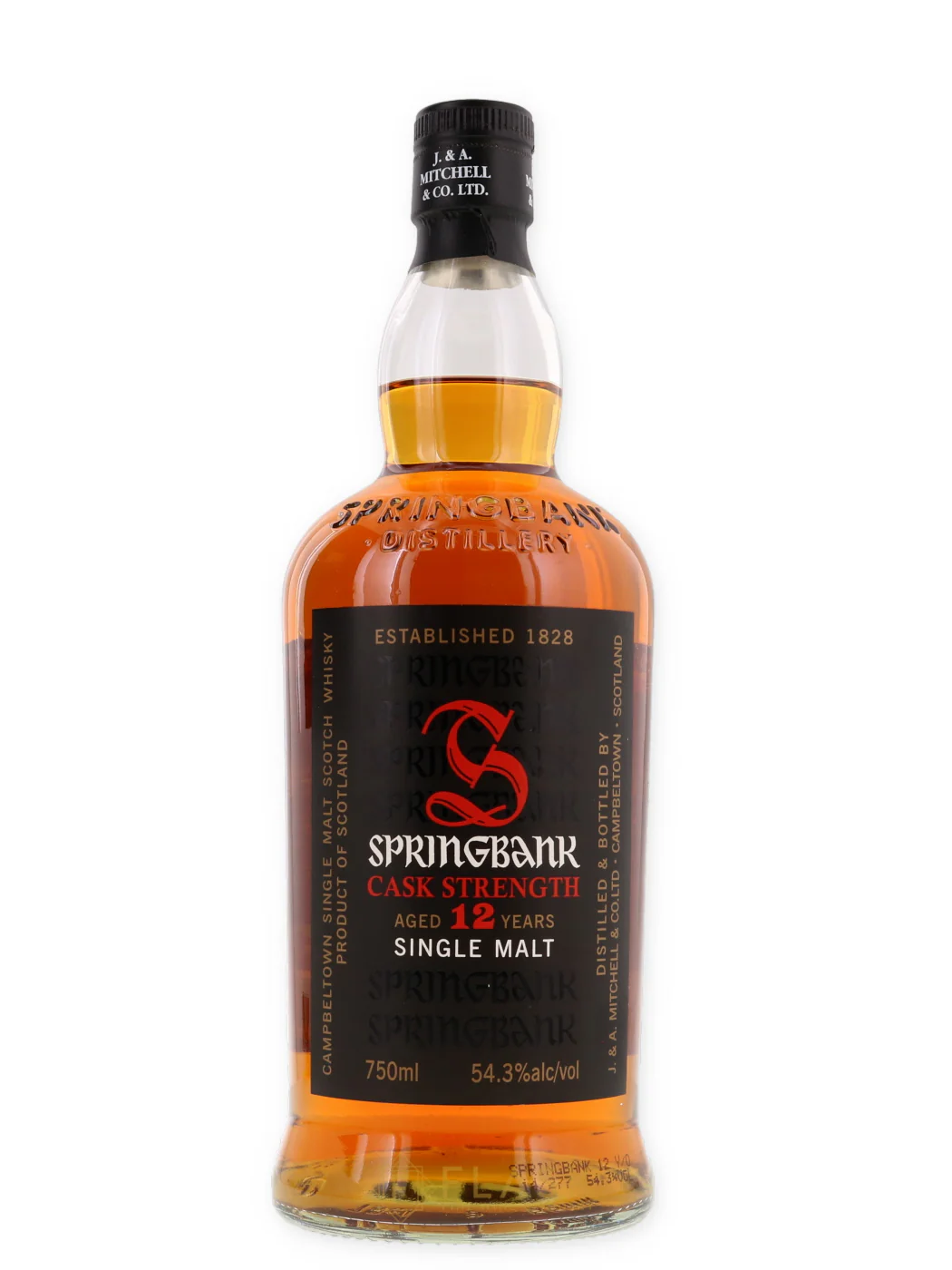Springbank 12 Year Old Cask Strength 2014 Batch 9 54.3% [On Sale]
