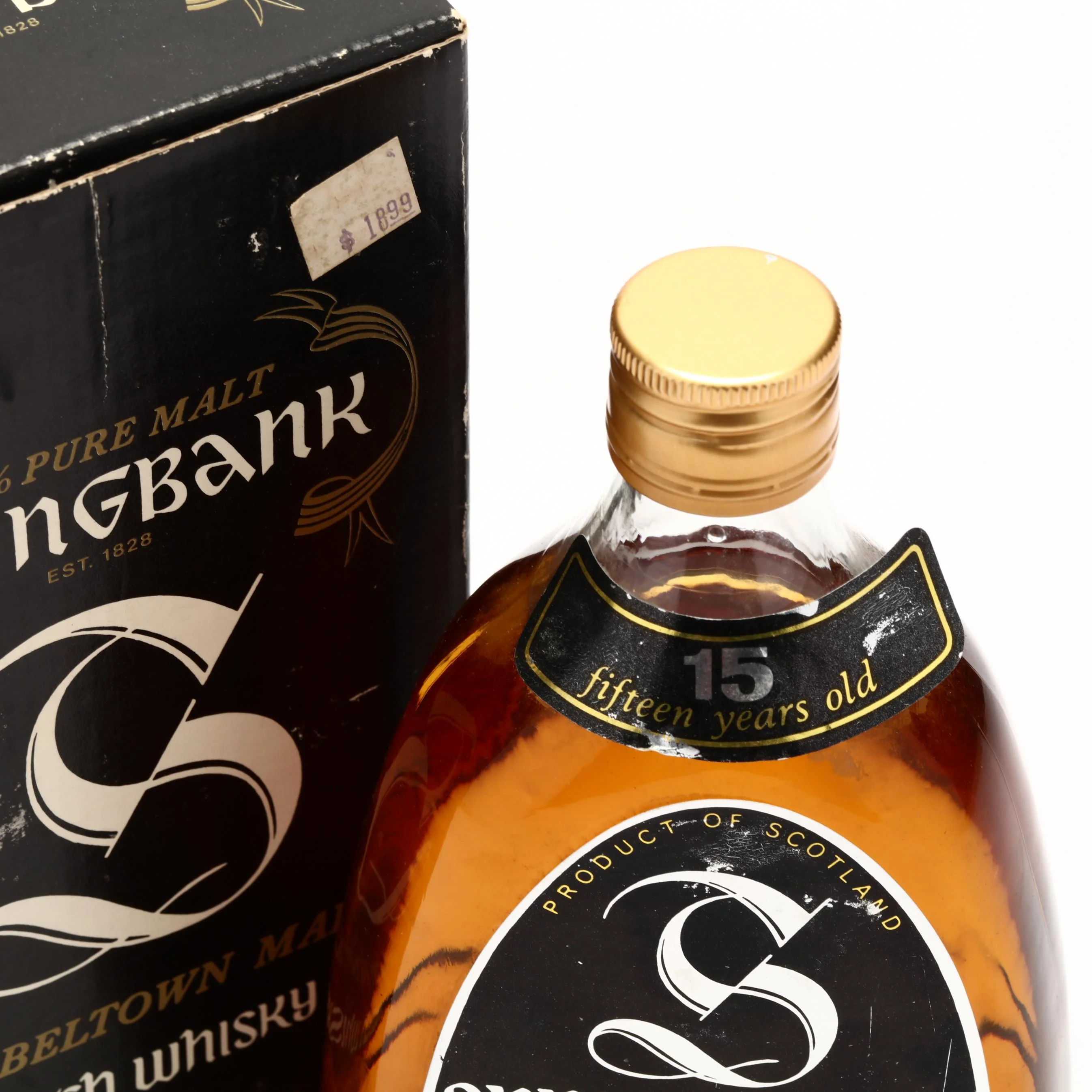 Springbank 15 Year Old Single Malt Pear Shaped Silver Label 1980s - Image 3