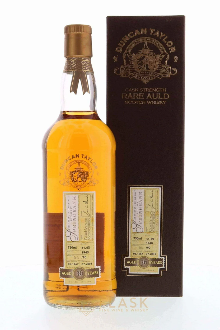 Springbank 1967 36 Year Old Duncan Taylor Rare Auld Single Cask No.1940 - Image 2
