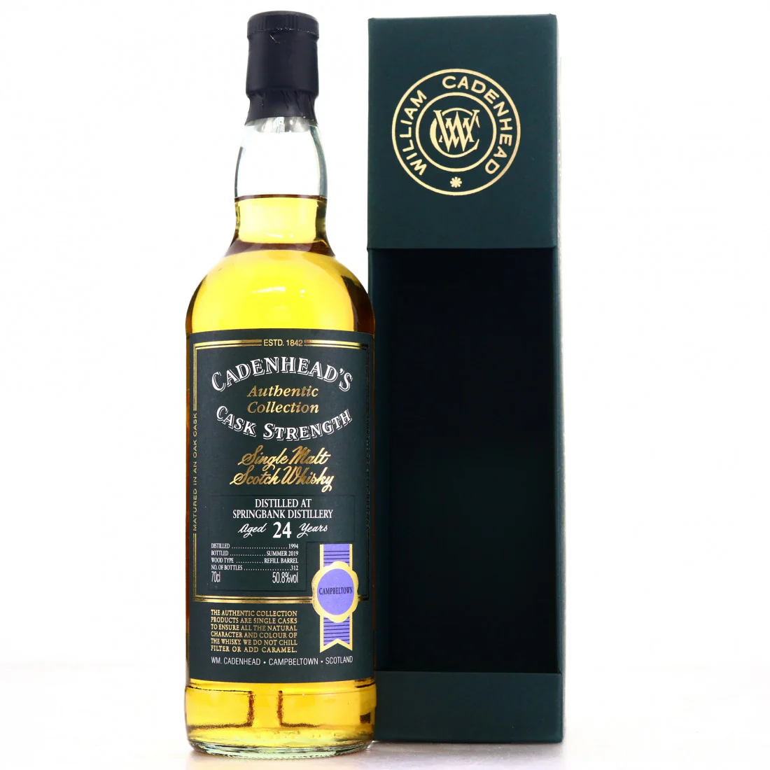 Springbank 24 Year Old 1994 Cadenhead's Cask Strength 50.8%