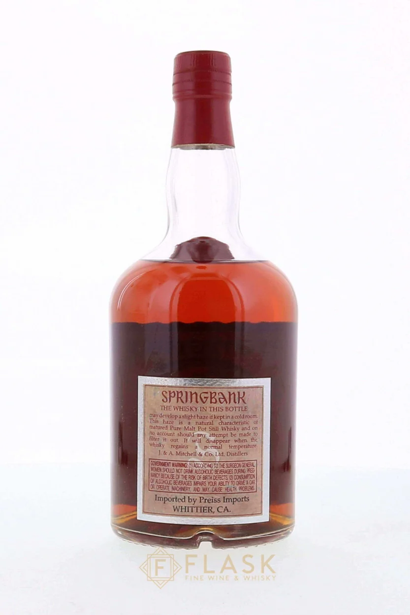 Springbank 25 Year Old 1990s Dumpy 750ml - Image 3