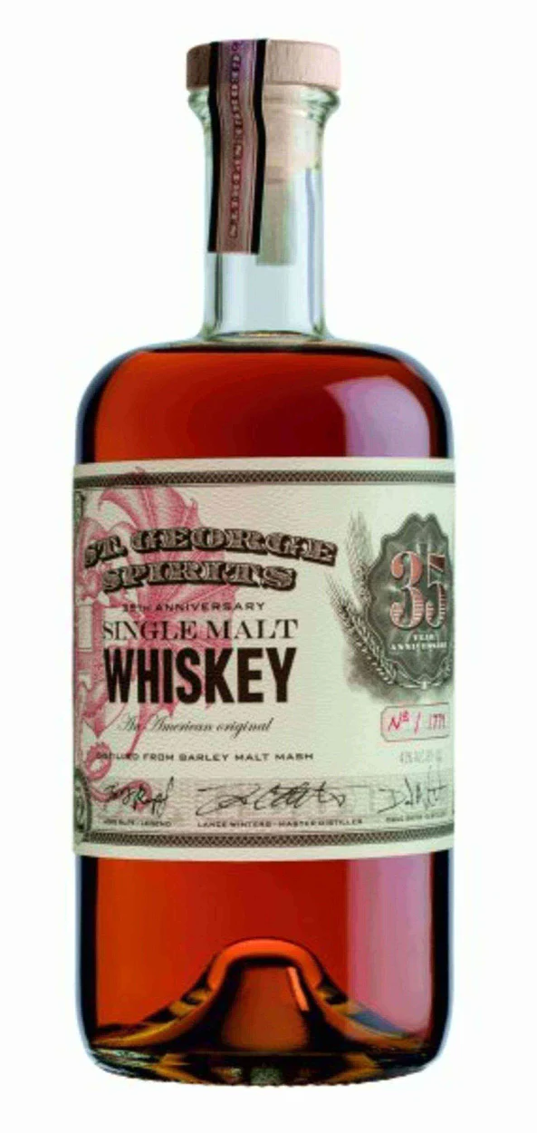 St. George 35th Anniversary Wood Box Edition Single Malt Whisky