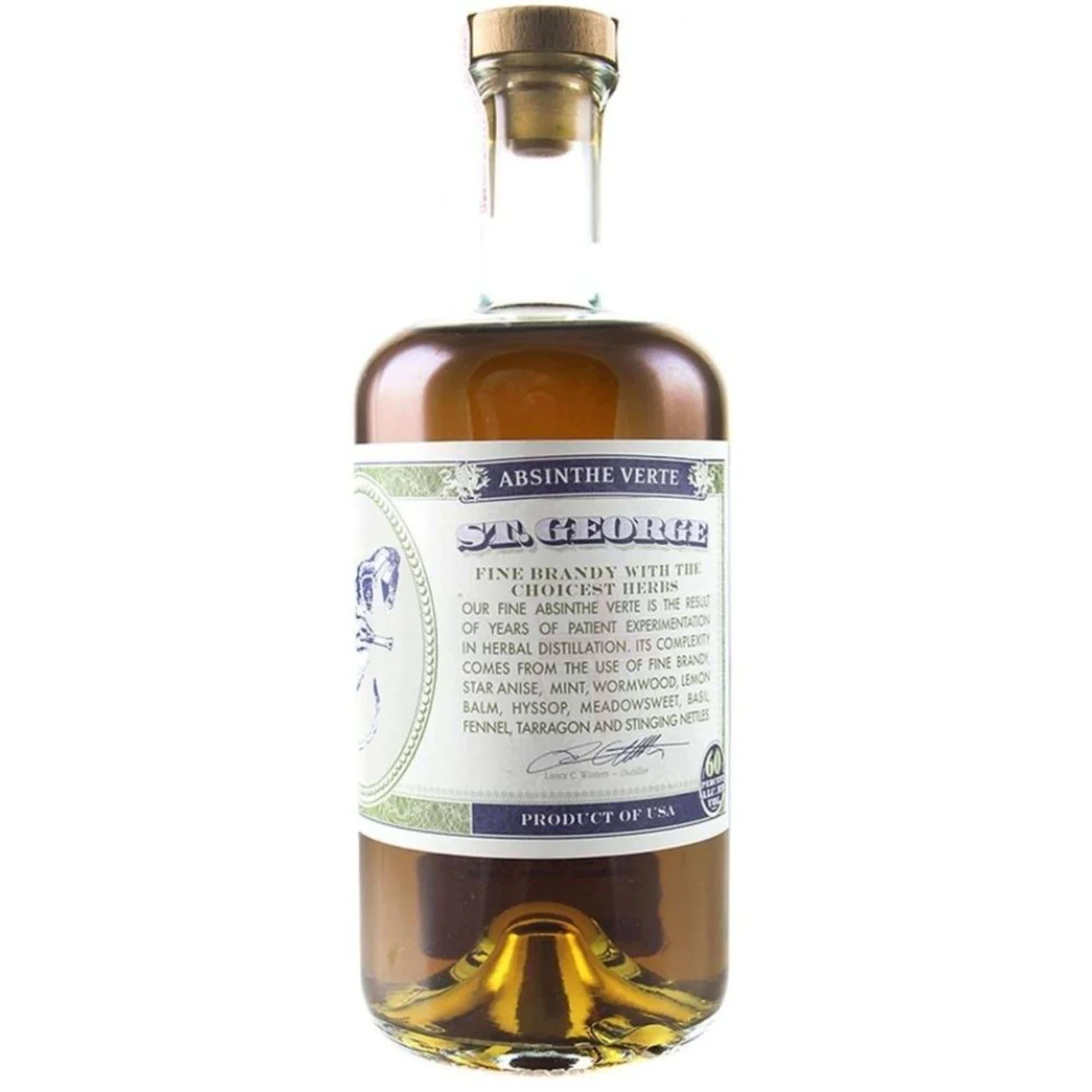 St George Absinthe (Banned Monkey Label)  750