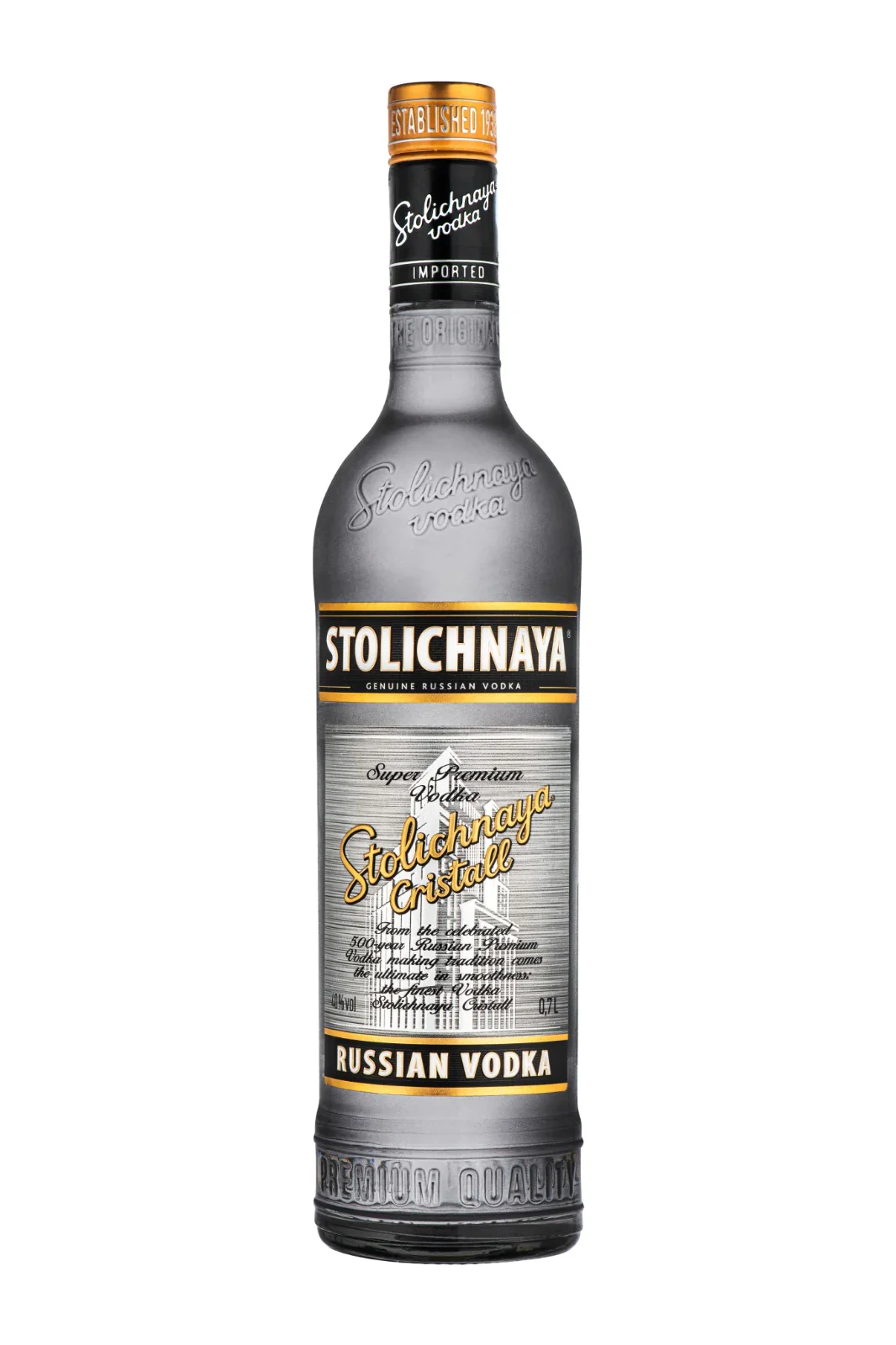 Stolichnaya Cristall Russian Vodka Original Release