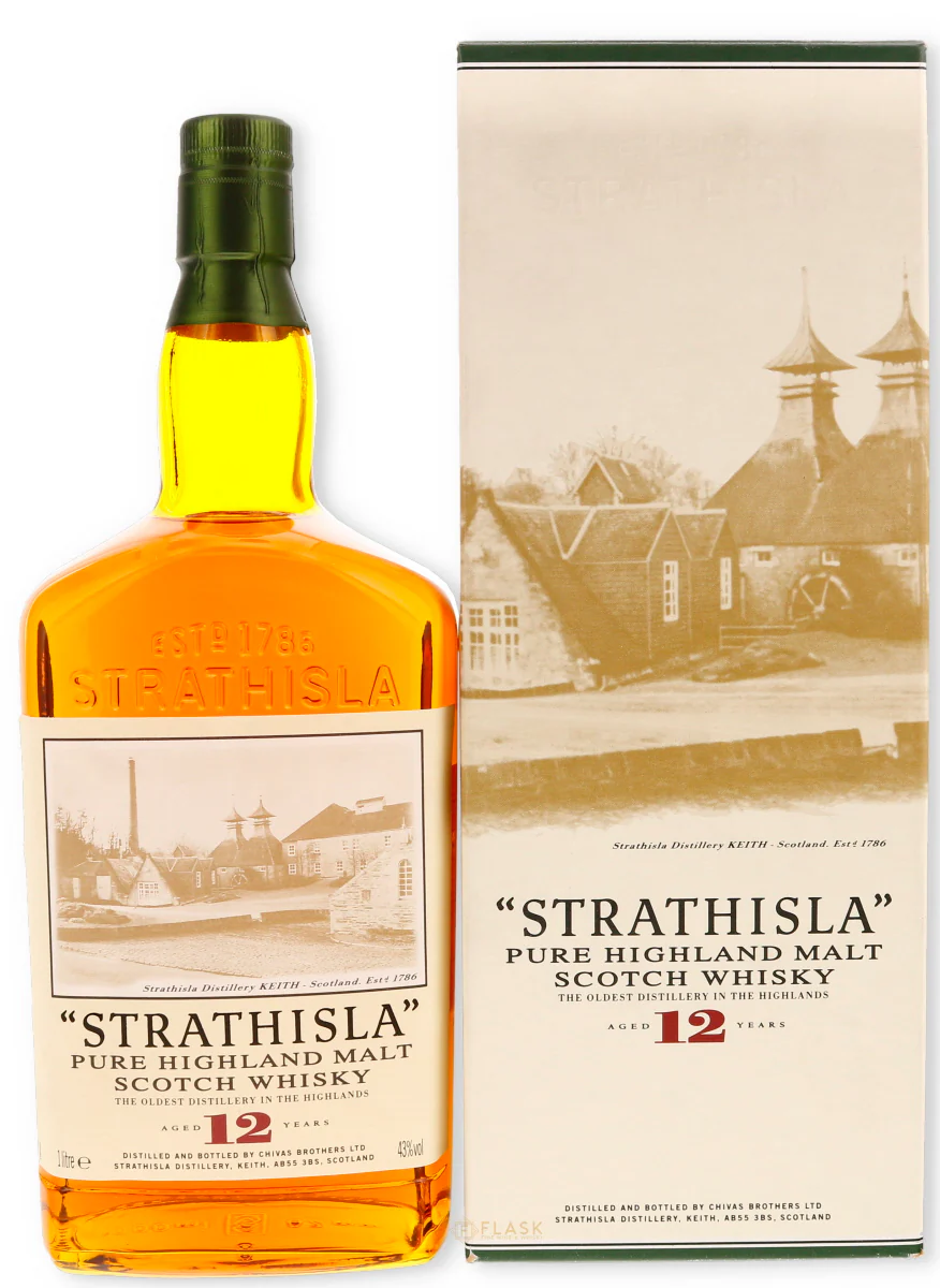 Strathisla 12 Year Old Single Malt 1990s 1 Liter
