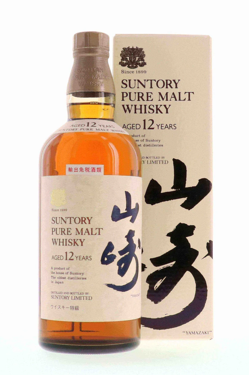 Suntory Pure Malt 12 Year Old Yamazaki Lion's Crest 1990s 760ml