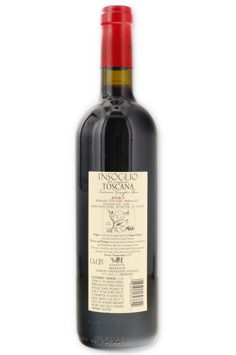 Tenuta di Biserno Campo di Sasso Insoglio del Cinghiale Toscana IGT 2023 - Image 2