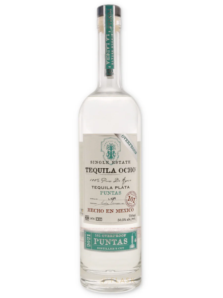 Tequila Ocho Puntas Single Estate Tequila Plata 2021