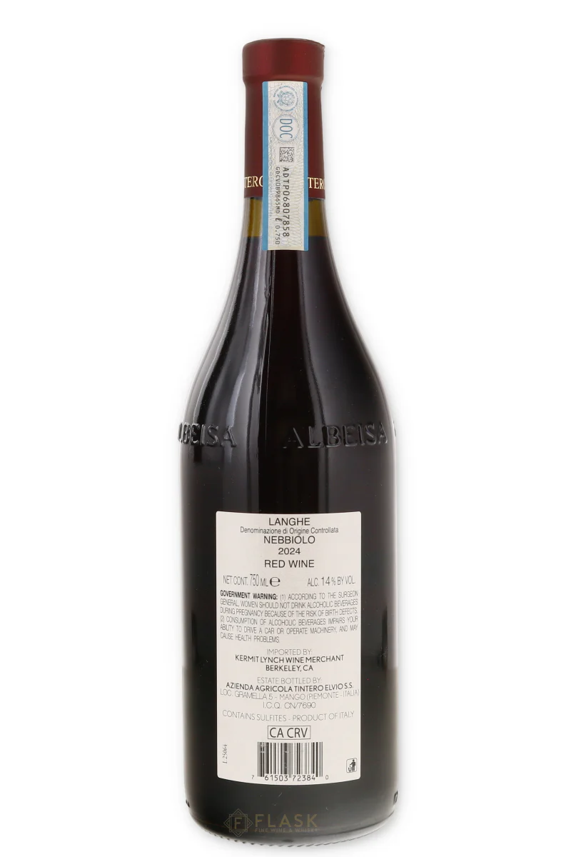 Tintero Elvio Langhe Nebbiolo 2024 750ml - Image 2