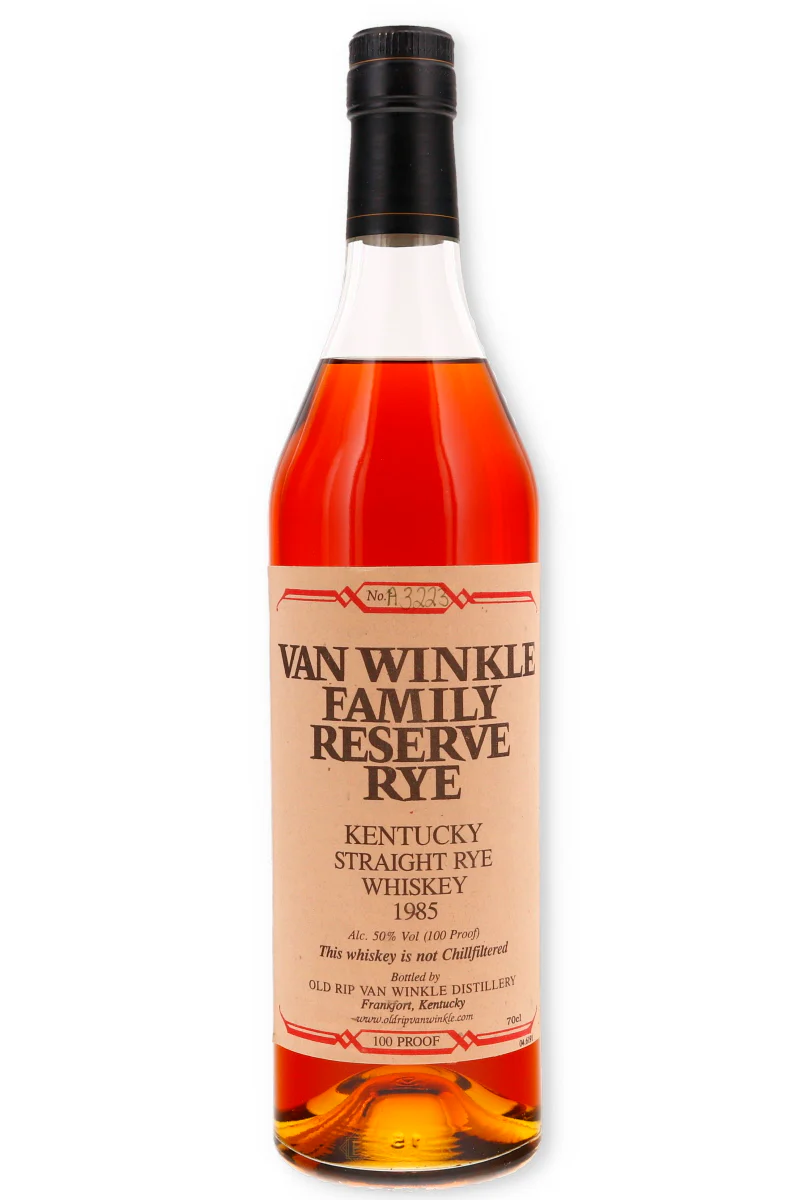 Van Winkle Family Reserve Rye Lawrenceburg 1985