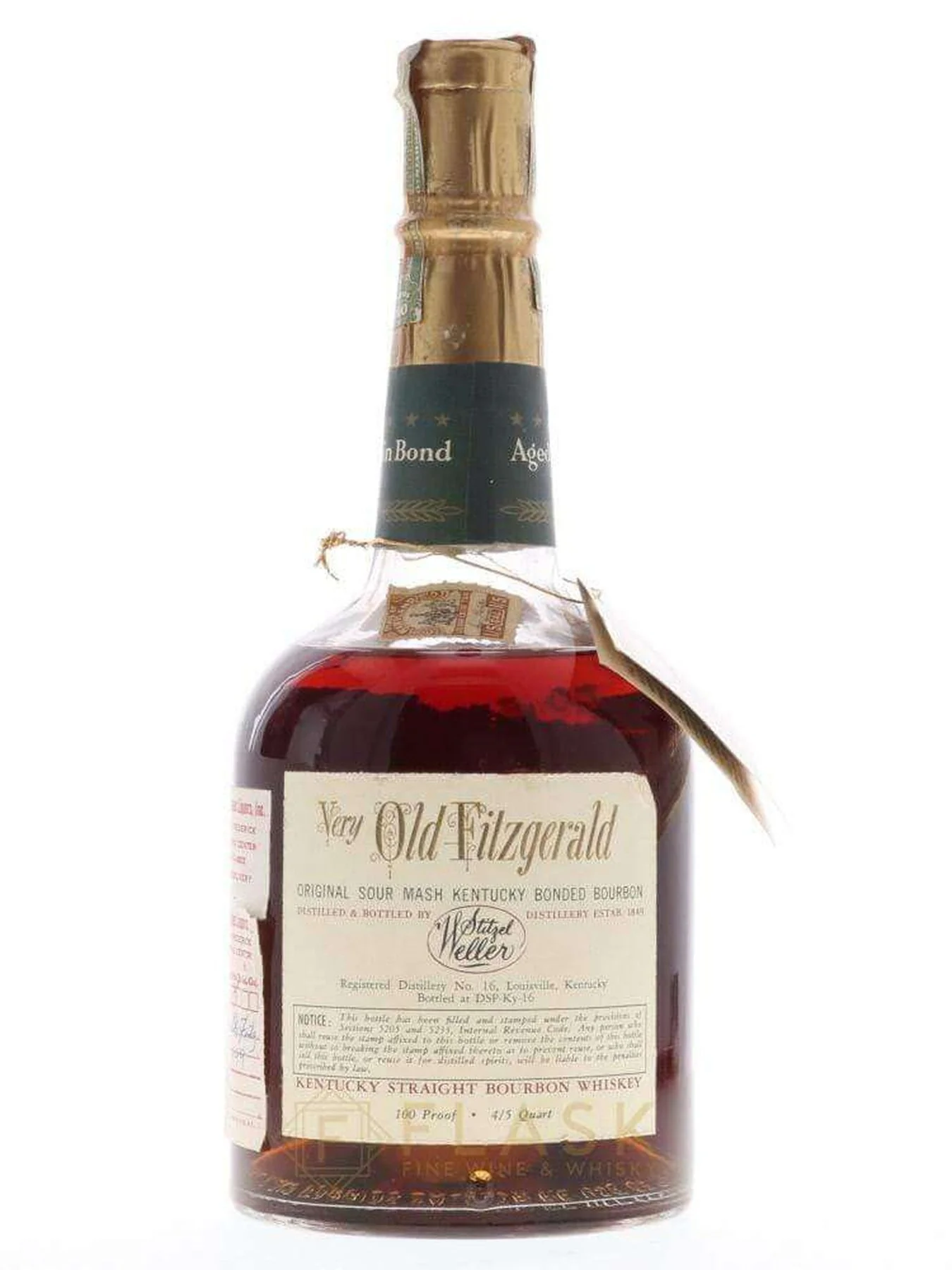 Very Old Fitzgerald 1957 8 Year Old Bourbon Stitzel Weller 4/5 Quart Private Label - Image 4