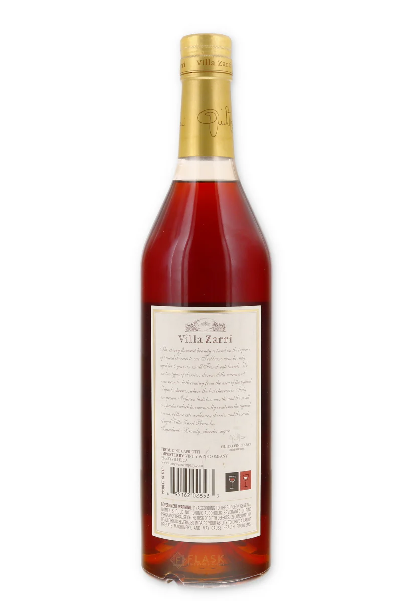 Villa Zarri Brandy Ciliegia 750ml - Image 2