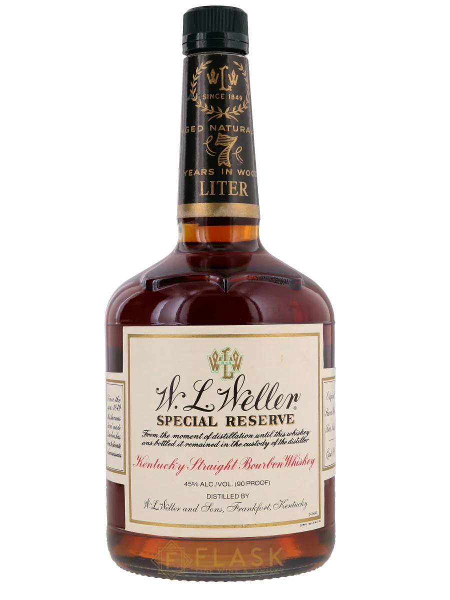 W.L. Weller Special Reserve 7 Year Bourbon Paper Label 1 Liter