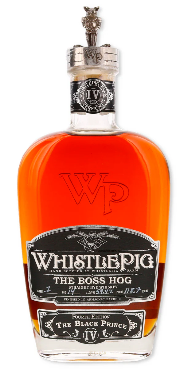 WhistlePig The Boss Hog Rye IV The Black Prince Rye Barrel 1 / "Skinny Prince"
