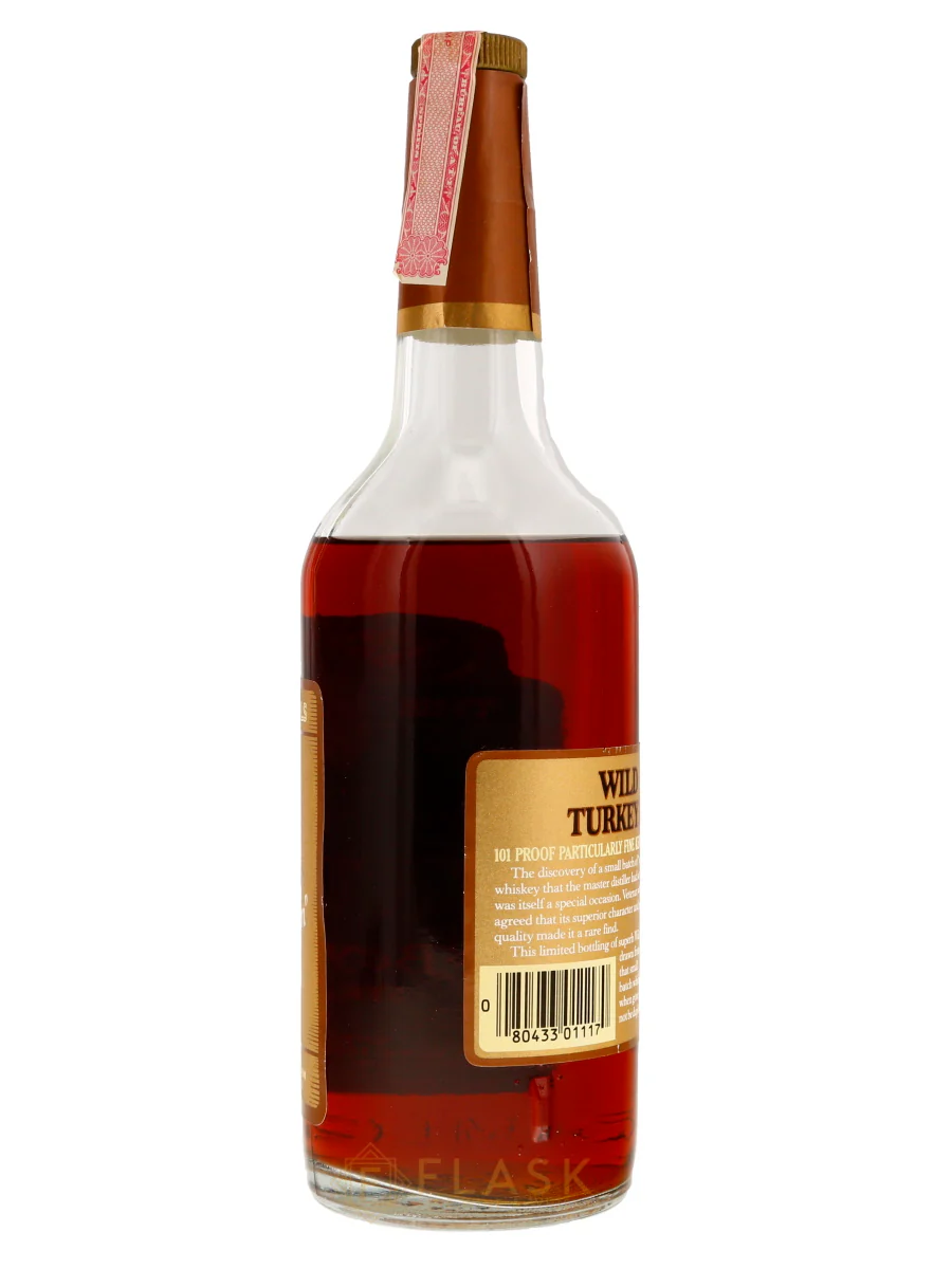 Wild Turkey 12 Year Old Beyond Duplication Bourbon 1982 / Wood Box / Lawrenceburg - Image 5