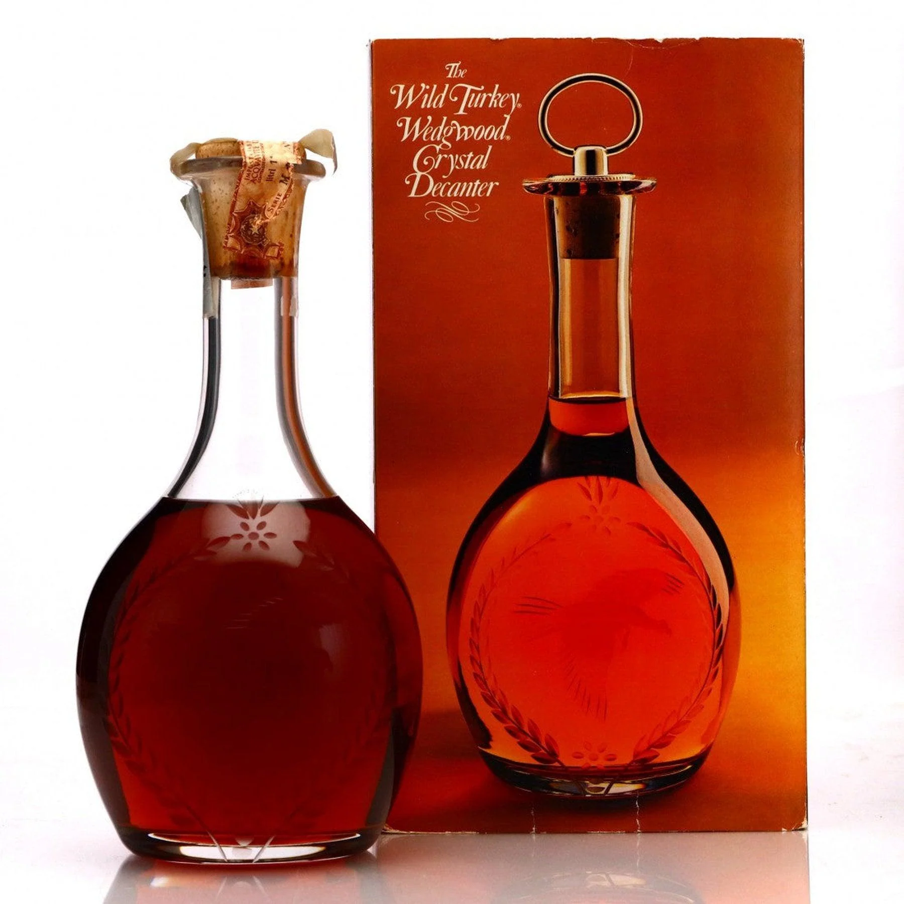 Wild Turkey Wedgwood Crystal Decanter Kentucky Straight Bourbon 1 Liter - Image 2