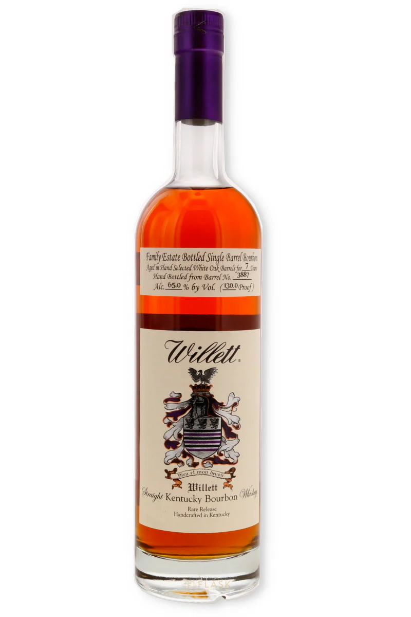 Wilett Family Estate Bourbon 7 year Barrel No. 3887 Seven's Reckoning 130 proof