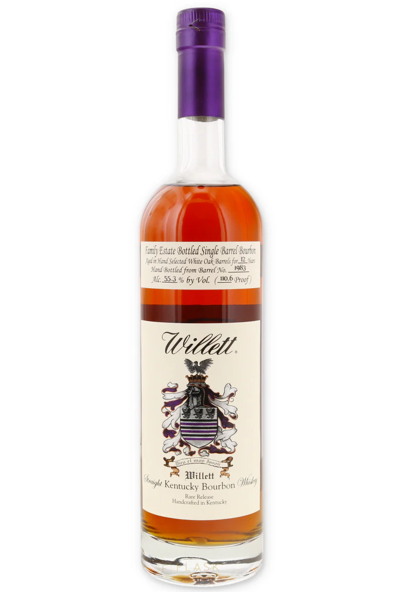 Willett Family Estate 12 Year Old Bourbon Cask #1983 "Willett with Two T's" 110.6 proof