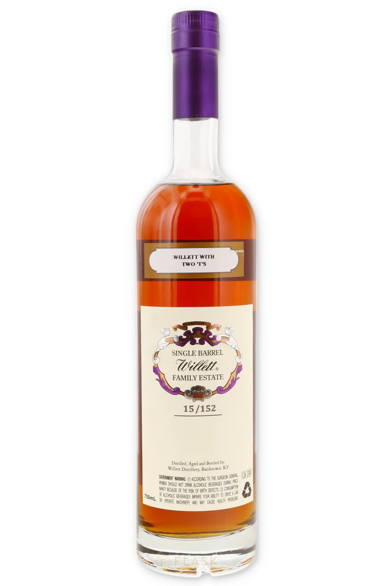Willett Family Estate 12 Year Old Bourbon Cask #1983 "Willett with Two T's" 110.6 proof - Image 2