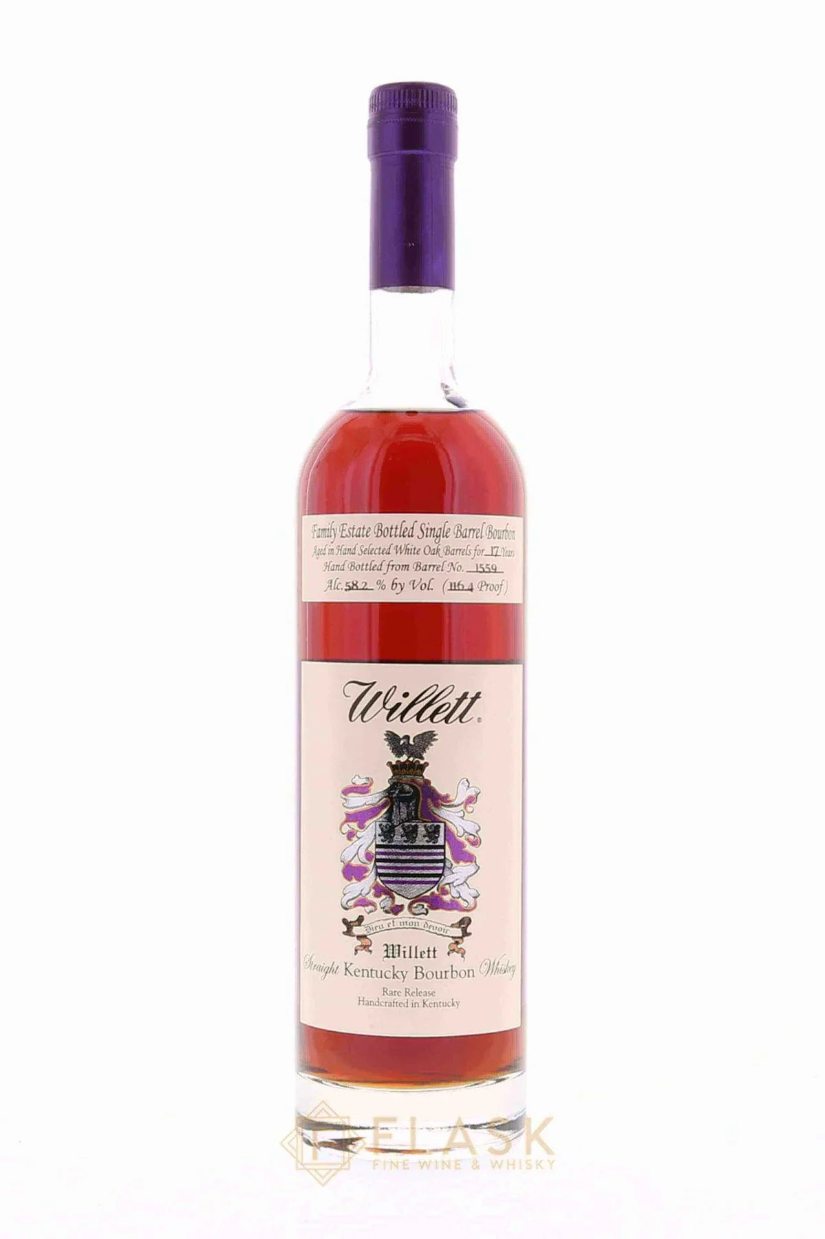Willett Family Estate 17 Year Old Bourbon Single Barrel #1559 116.4 proof  / 1 of 46